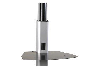 The CHIEF PAC710-G is a durable cart and stand shelf that meets TAA compliance, ideal for government and educational AV setups. Designed and manufactured in the United States, this black shelf offers a sturdy, space-efficient solution for organizing electronic components and accessories.