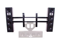 The CHIEF PACLR2 is a versatile flat panel speaker mount accessory designed to support left and right speaker placement for large displays between 46 and 65 inches. With its professional-grade black finish, TAA compliance, and made-in-USA origin, it’s an ideal choice for integrators seeking aesthetic and functional audio enhancement in conference rooms, classrooms, or retail environments.