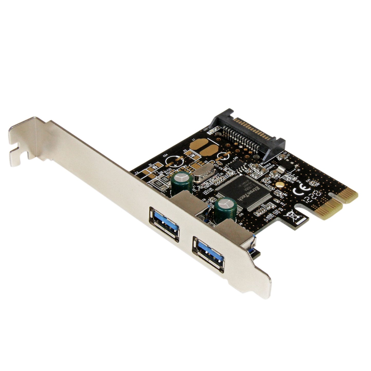 Carte PCI USB 3.0 STARTECH 2 ports avec prise en charge de l'alimentation SATA