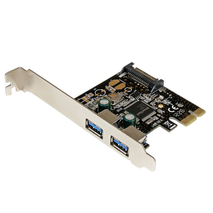 Carte PCI USB 3.0 STARTECH 2 ports avec prise en charge de l'alimentation SATA