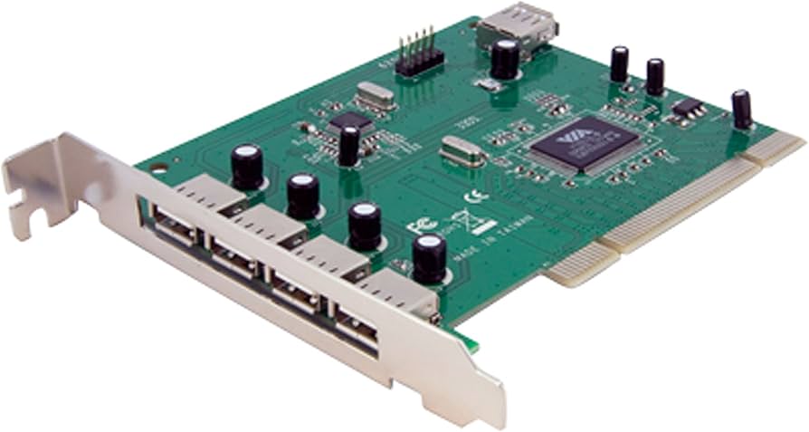 StarTech 7-Port PCI USB 2.0 Card Adapter (PCIUSB7)