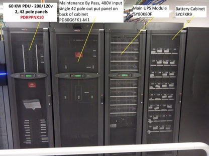 Armoire d'alimentation APC InfraStruXure PDU, 60 kW, 208 V, noire