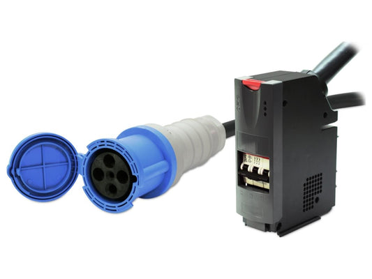 APC IT Power Distribution Module 3 Pole 4 Wire 60A IEC309 380cm is a high-capacity plug-in breaker module designed for demanding IT environments. Supporting 208V 3-phase input and output, it integrates critical power delivery control and distribution in APC Symmetra PX systems.