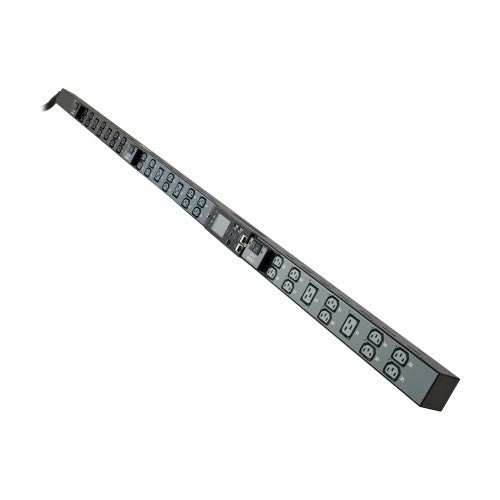 Unité de distribution d'alimentation gérée Eaton 12,6 kW triphasée, 36 prises, écran LCD, 0U, conforme aux normes TAA