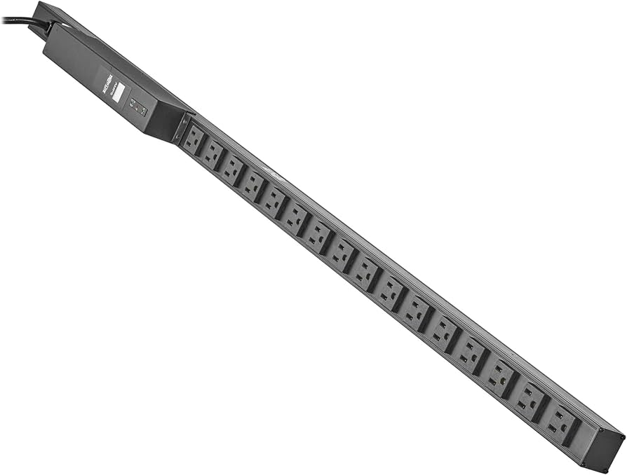 EATON PDUMV15-ISO 1.44kW 0U Vertical Metered PDU with ISOBAR Surge, 16 Outlets