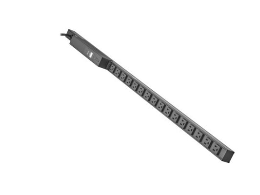 1.44kW Single-Phase Local Metered PDU with ISOBAR Surge Protection 120V 3840 Joules 16 NEMA 5-15R Outlet 5-15P Input 15ft Cord 0U Vertical