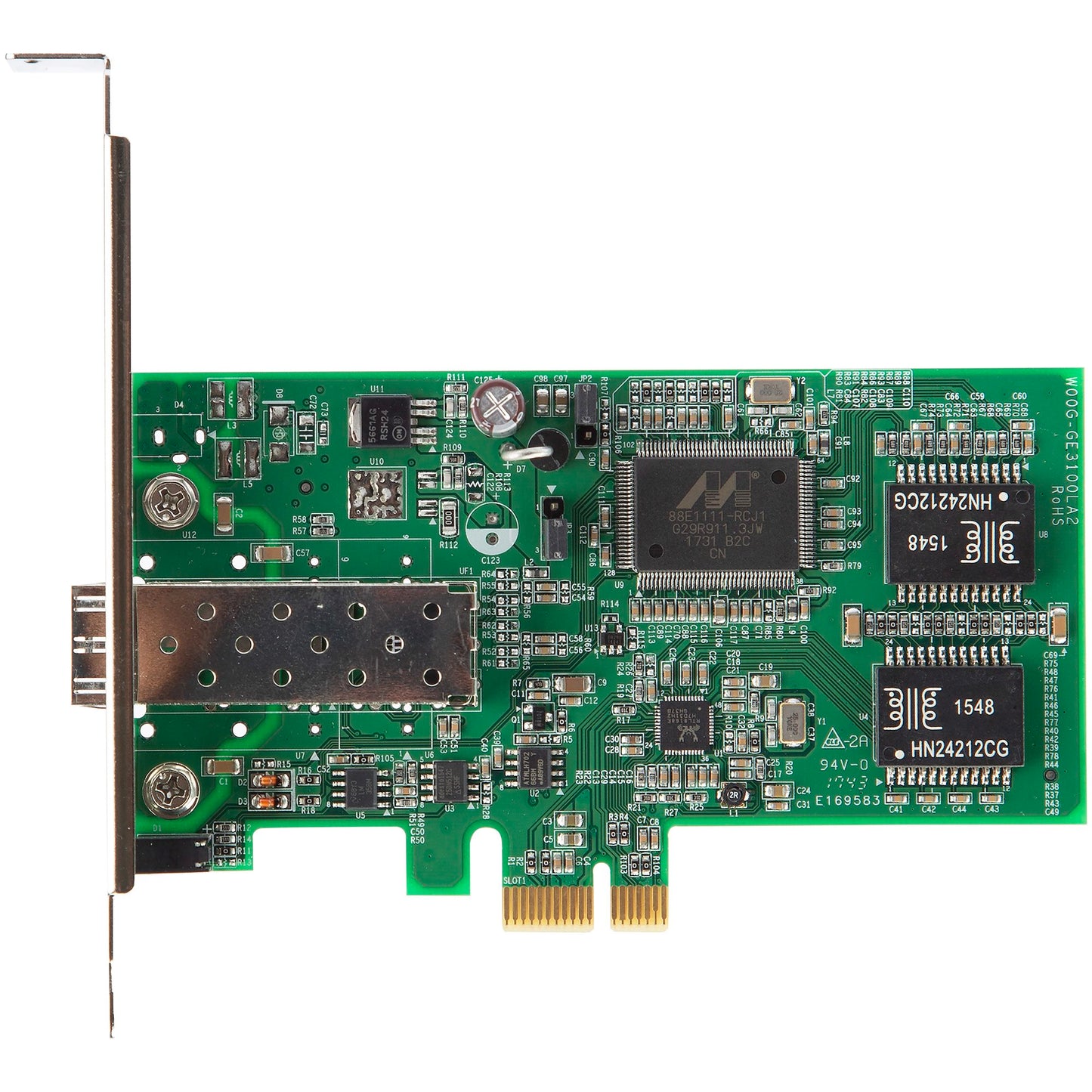 Carte réseau fibre optique PCIe Gigabit Ethernet StarTech PEX1000SFP2