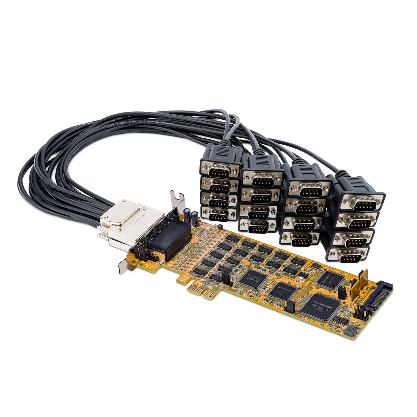 Carte série StarTech PEX16S550LP PCIe RS232 à 16 ports