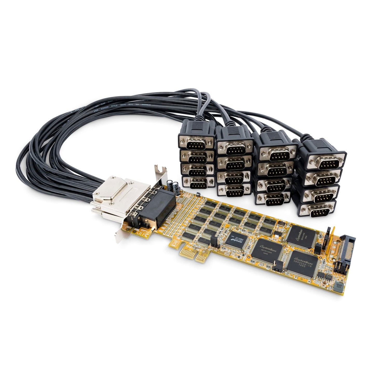 Carte série StarTech PEX16S550LP PCIe RS232 à 16 ports