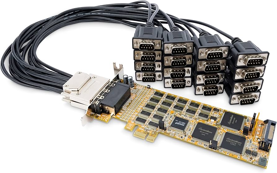 Carte série StarTech PEX16S550LP PCIe RS232 à 16 ports