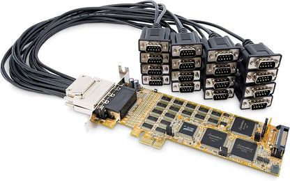Carte série StarTech PEX16S550LP PCIe RS232 à 16 ports