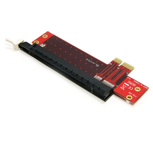 StarTech PCIe x1 to x16 Slot Extension Adapter, External, Red