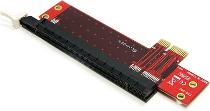 StarTech PCIe x1 to x16 Slot Extension Adapter, External, Red
