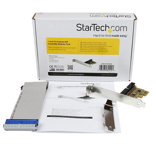 StarTech 1 Port PCIe IDE Controller Adapter Card - PEX2IDE