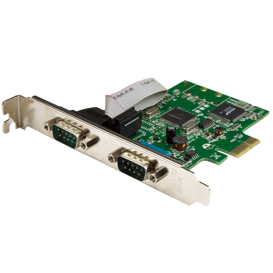 Carte série StarTech PCIe RS232 à 2 ports avec UART 16C1050