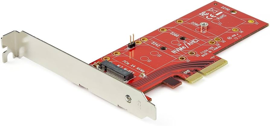 StarTech PEX4M2E1 PCIe 3.0 x4 to M.2 NVMe/AHCI SSD Adapter Card