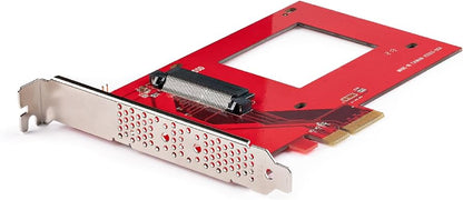 StarTech PCIe 4.0 x4 U.3 NVMe SSD Adapter Card - TAA Compliant