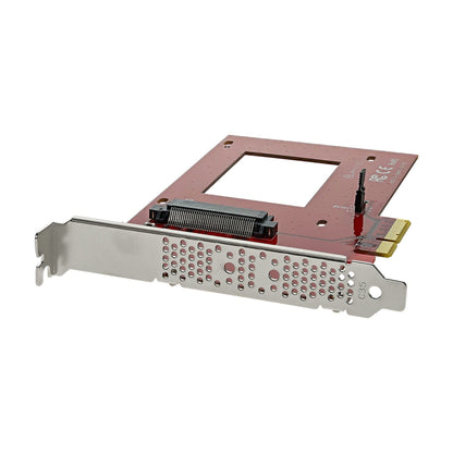 StarTech U.2 to PCIe Adapter for 2.5in NVMe SSD - PCIe x4 Card