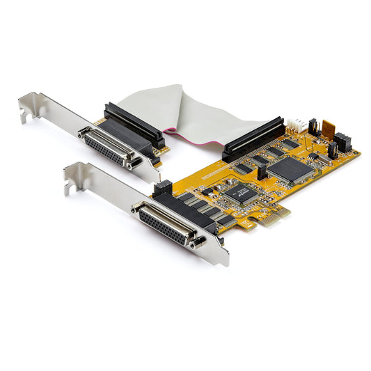 STARTECH 8-Port PCIe RS-232 Serial Card, Low Profile, PEX8S1050LP