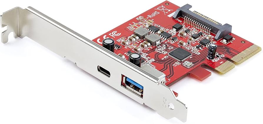 Carte PCIe USB-C/A StarTech 10 Gbit/s - Adaptateur USB 3.1 Gen 2