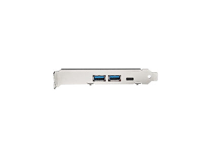 This STARTECH 5-Port USB PCIe Card is built for high-speed connectivity and efficiency. Offering 10Gbps transfer through USB 3.1 Gen 2, it includes two USB Type-A ports, one USB-C port, and an internal IDC header for two additional 5Gbps USB connections. Designed for performance systems, it fits both full and low-profile PCIe x4 slots and includes optional SATA power support.