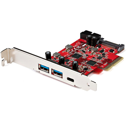 Carte PCIe STARTECH 5 ports USB 3.1 Gen 2 10 Gbit/s avec connecteurs Type-A/C et IDC
