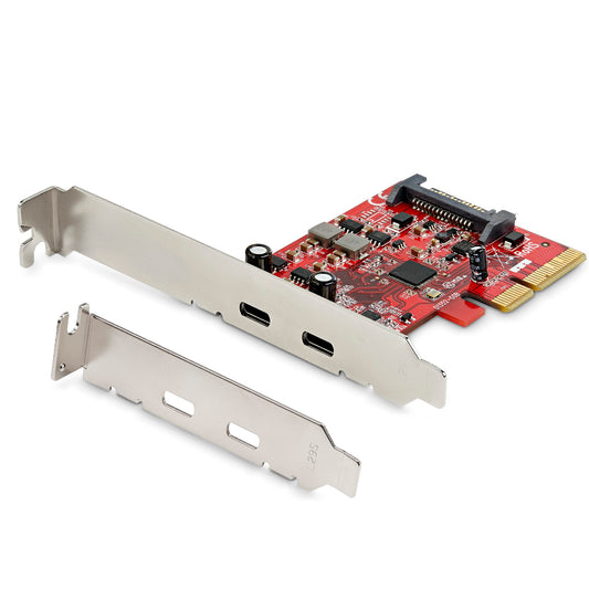 Carte PCIe 3.0 x4 USB-C 2 ports 10 Gbit/s StarTech.com - PEXUSB312C3