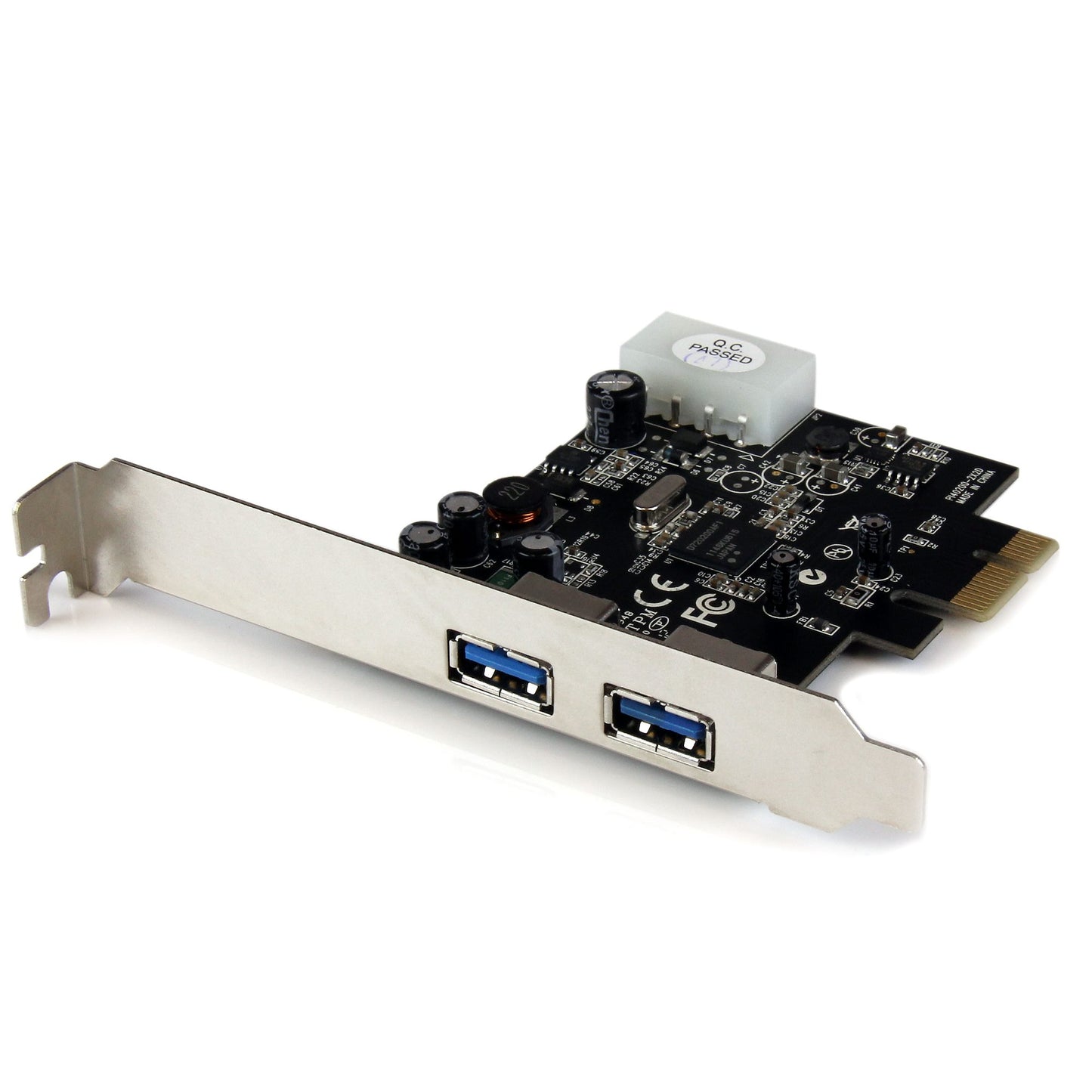 Carte adaptateur StarTech PCIe USB 3.0 2 ports avec prise en charge UASP