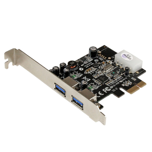 Carte adaptateur StarTech PCIe USB 3.0 2 ports avec prise en charge UASP