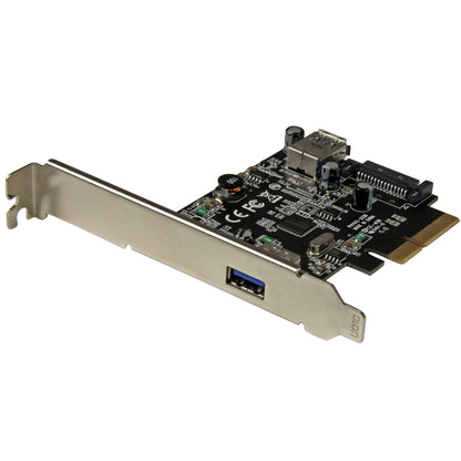 Carte STARTECH 4 ports PCIe USB 3.0 - 2 externes et 2 internes