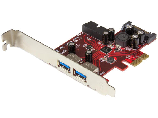 Add flexible USB connectivity to your computer with the STARTECH 4 Port PCIe USB 3.0 Card, featuring two external and two internal ports. Designed for performance and easy integration, it includes UASP support, native OS compatibility, and SATA power connectivity, making it ideal for expanding USB 3.0 access.