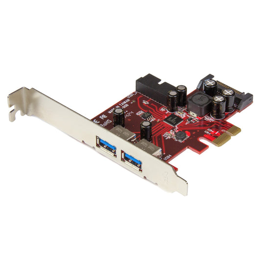 Carte STARTECH 4 ports PCIe USB 3.0 - 2 externes et 2 internes