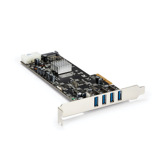 StarTech 4-Port USB 3.0 PCIe Controller Card with UASP & SATA Power