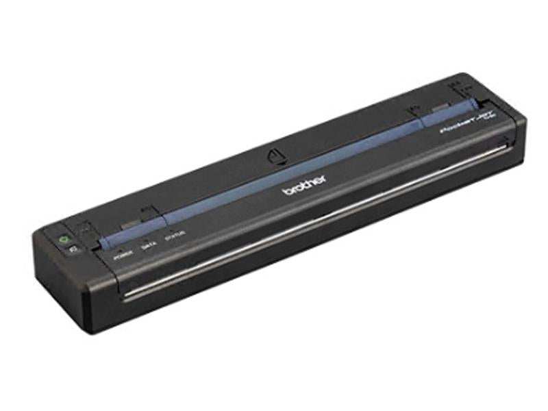 The Brother PocketJet 8 (PJ822) is an ultra-compact, 200dpi direct thermal printer delivering A4/Legal printing capabilities for mobile professionals. Equipped with USB-C connectivity for both data transfer and charging, it supports a broad range of operating systems and barcode symbologies, making it ideal for field service, logistics, and healthcare applications. Includes a 2-year premier warranty and SDK for integration but requires external DC power or optional battery and supplies.