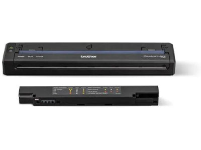 The Brother PocketJet 8 PJ862L is a compact mobile thermal printer offering 200 dpi resolution, 8.5 in. wide output, USB-C and Bluetooth connectivity, and built-in Li-ion battery. It's designed for mobile professionals who depend on reliable, high-quality document printing in the field. With a 2-year Premier Warranty and support for various media types, this device boosts productivity and field efficiency.