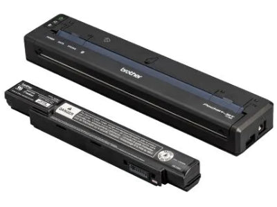 The Brother PocketJet 8 PJ862L is a compact mobile thermal printer offering 200 dpi resolution, 8.5 in. wide output, USB-C and Bluetooth connectivity, and built-in Li-ion battery. It's designed for mobile professionals who depend on reliable, high-quality document printing in the field. With a 2-year Premier Warranty and support for various media types, this device boosts productivity and field efficiency.