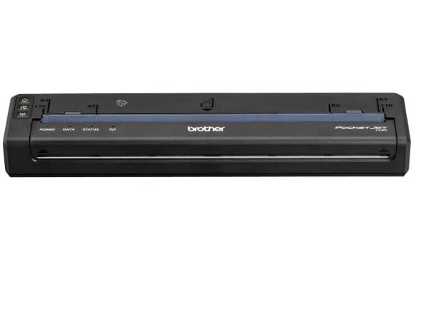 The Brother PocketJet 8 (PJ883) is a compact, high-resolution 300 dpi thermal printer offering full-page mobile printing with USB-C charging, Bluetooth, Wi-Fi, and NFC connectivity. Designed for on-the-go professionals, it supports a range of paper formats including A4, A5, and letter. Rugged and fast, it’s backed by a 2-Year Premier Warranty for trusted performance in demanding environments.