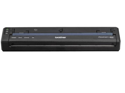 The Brother PocketJet 8 (PJ883) is a compact, high-resolution 300 dpi thermal printer offering full-page mobile printing with USB-C charging, Bluetooth, Wi-Fi, and NFC connectivity. Designed for on-the-go professionals, it supports a range of paper formats including A4, A5, and letter. Rugged and fast, it’s backed by a 2-Year Premier Warranty for trusted performance in demanding environments.