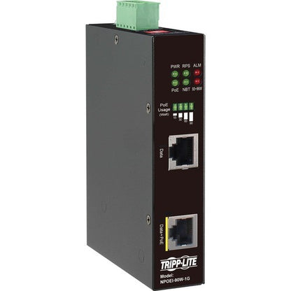 Injecteur industriel Gigabit PoE++ StarTech 90 W, IP30, 802.3bt, montage DIN
