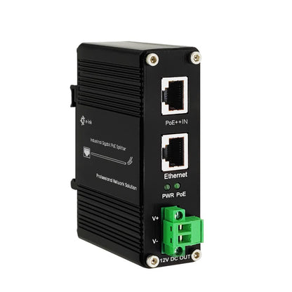 Injecteur industriel Gigabit PoE++ StarTech 90 W, IP30, 802.3bt, montage DIN