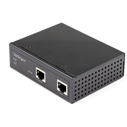 Injecteur industriel Gigabit PoE+/PoE StarTech, 30 W, 802.3af/at, montage DIN