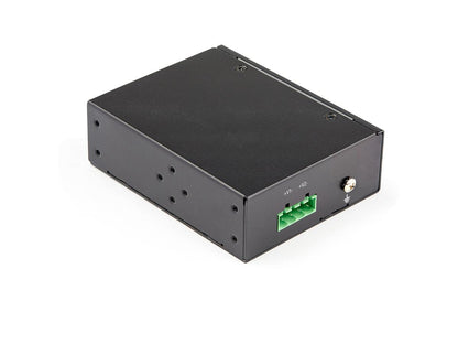 This high-performance industrial Gigabit PoE injector from StarTech delivers up to 30W of power to IEEE 802.3af/at compatible devices. Engineered for rugged environments, it features a -40°C to 75°C temperature range, IP-30 rated housing, and DIN/wall mount options, making it ideal for harsh industrial applications.