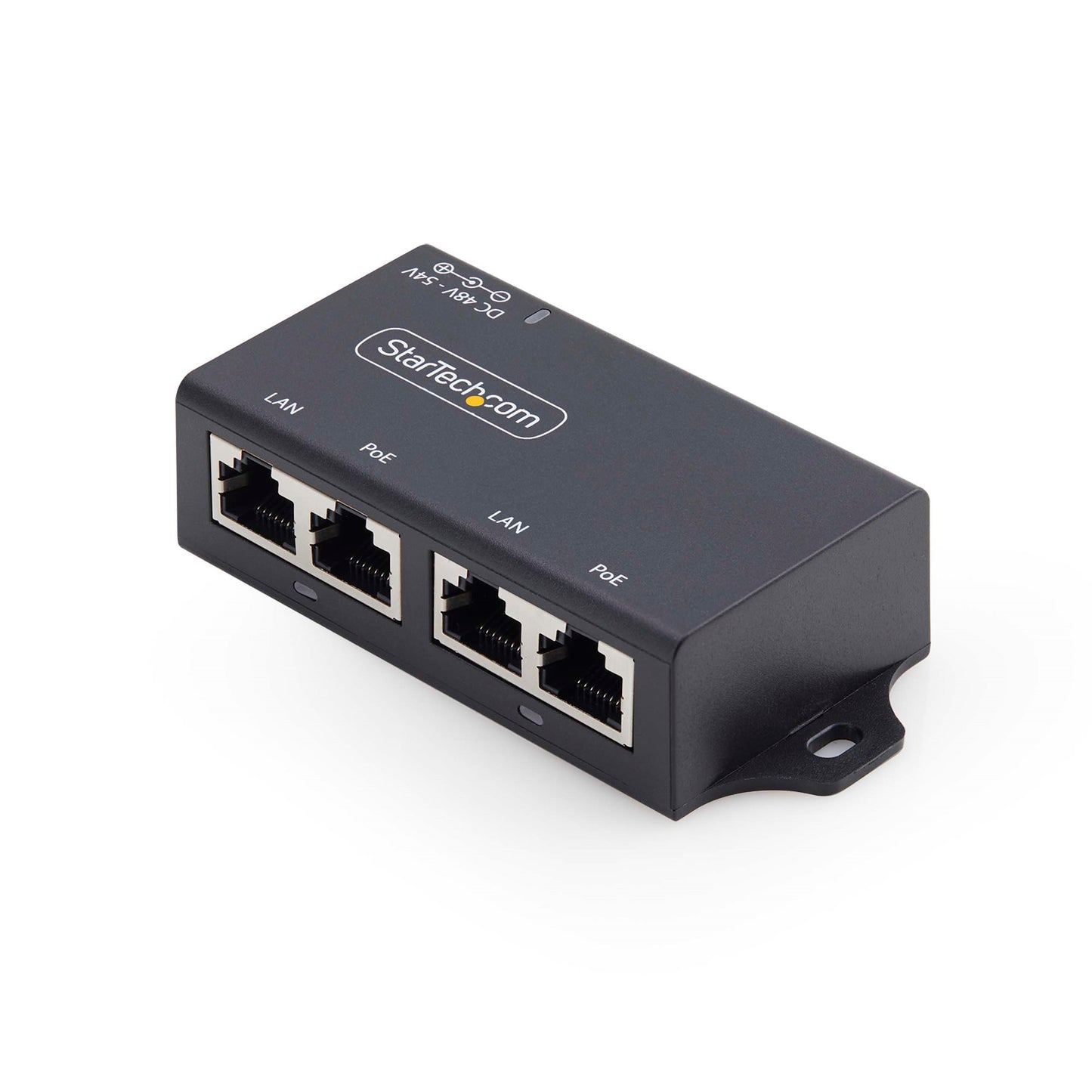 Injecteur industriel Gigabit PoE+/PoE StarTech, 30 W, 802.3af/at, montage DIN