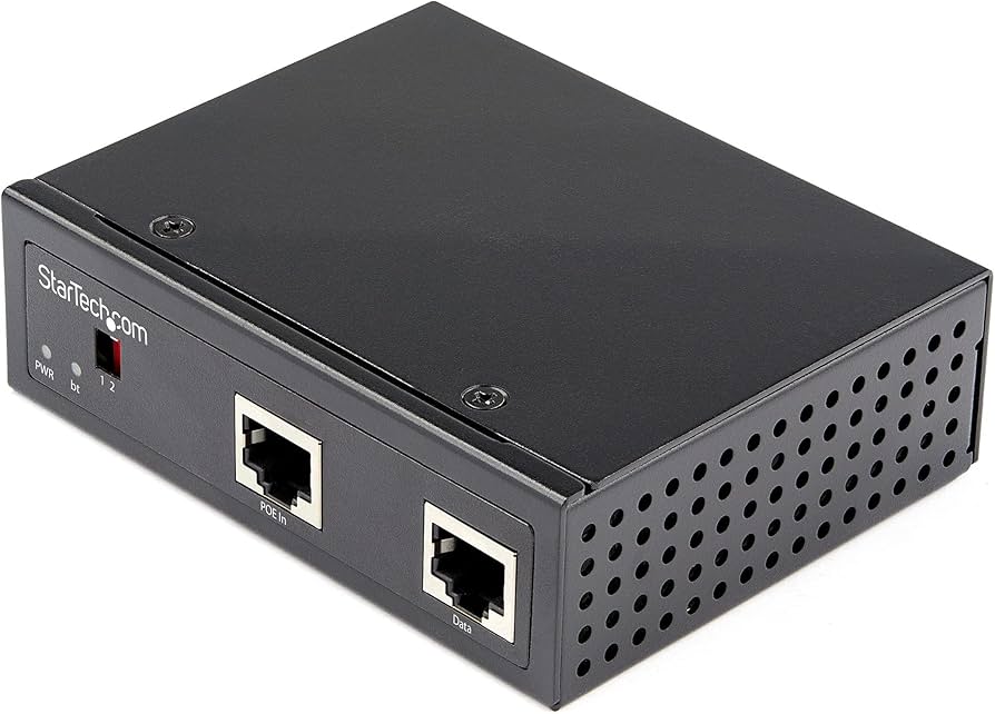 Répartiteur PoE Gigabit industriel StarTech 90 W 48 V IEEE 802.3bt