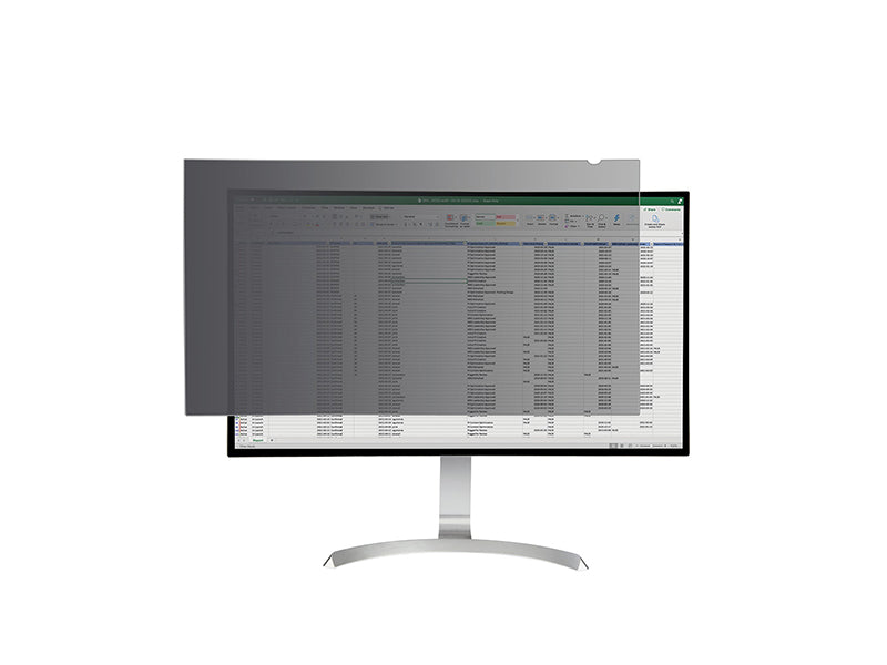 27in. Monitor Privacy Screen - Universal - Matte or Glossy - 16:9 Aspect Ratio - 30+/- Degree Privacy Viewing Angle