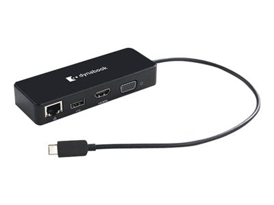 Dynabook USB-C Mini Dock Dual Display with Gigabit LAN and USB 3.2