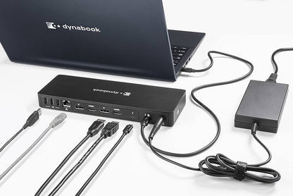 Dynabook USB-C Mini Dock Dual Display with Gigabit LAN and USB 3.2