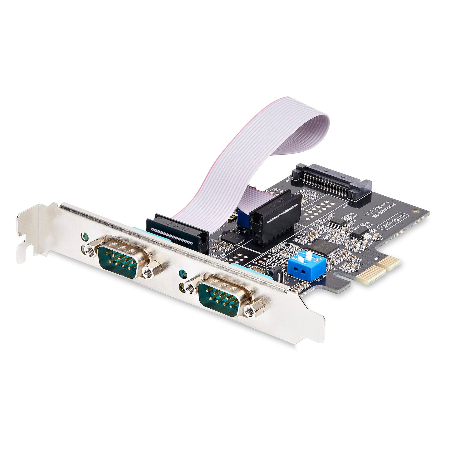 StarTech 4-Port PCIe Serial Card RS-232/422/485 with ESD, TAA, Linux/Windows