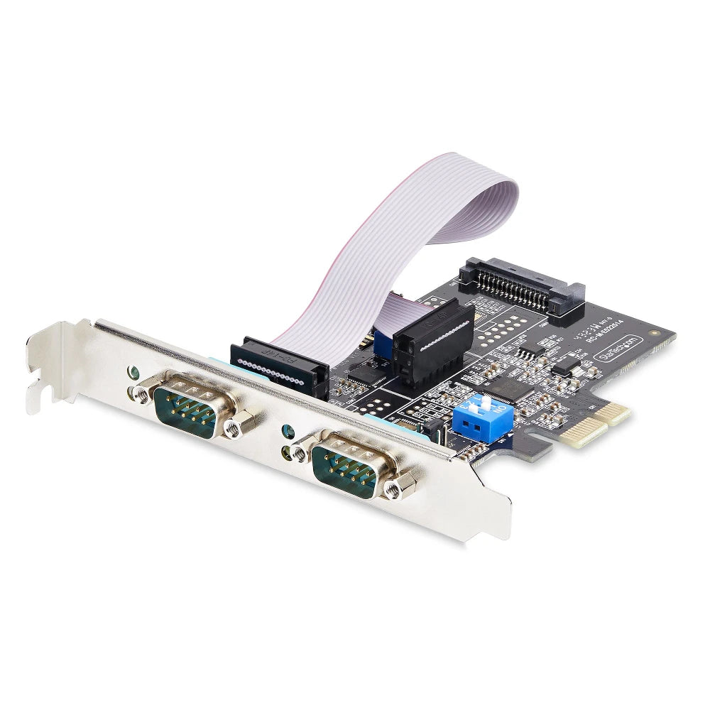 StarTech 4-Port PCIe Serial Card RS-232/422/485 with ESD, TAA, Linux/Windows