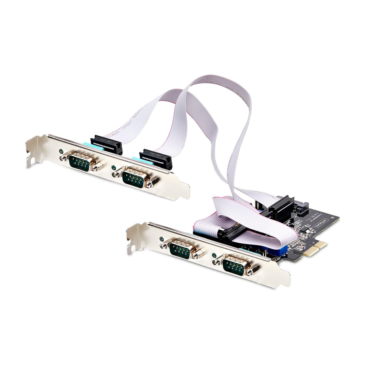 StarTech 4-Port PCIe Serial Card RS-232/422/485 with ESD, TAA, Linux/Windows